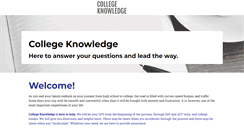 Desktop Screenshot of mycollegeknowledge.com